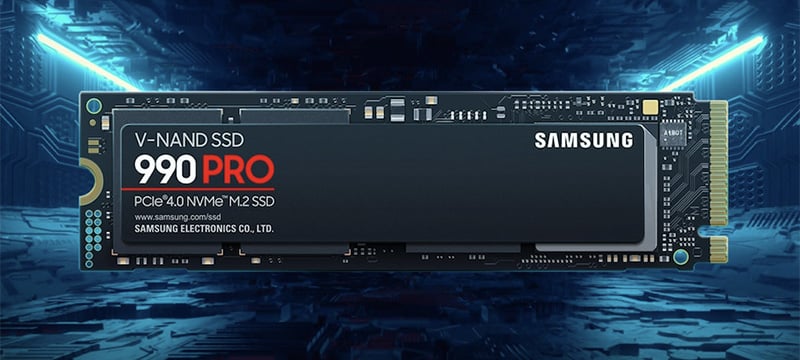 ③Samsung社製SSD（ソリッドステートドライブ）