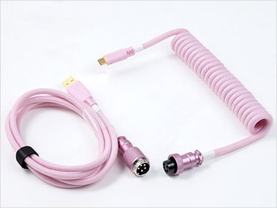 Coiled Cable - Pixel Pink