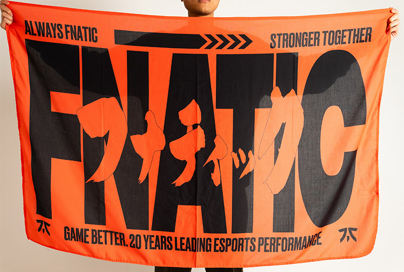 Fnatic Fan Flag 2024 日本限定デザイン