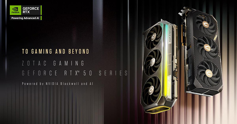 ZOTAC GeForce RTX 5090 5080シリーズ搭載グラフィックボード 製品画像