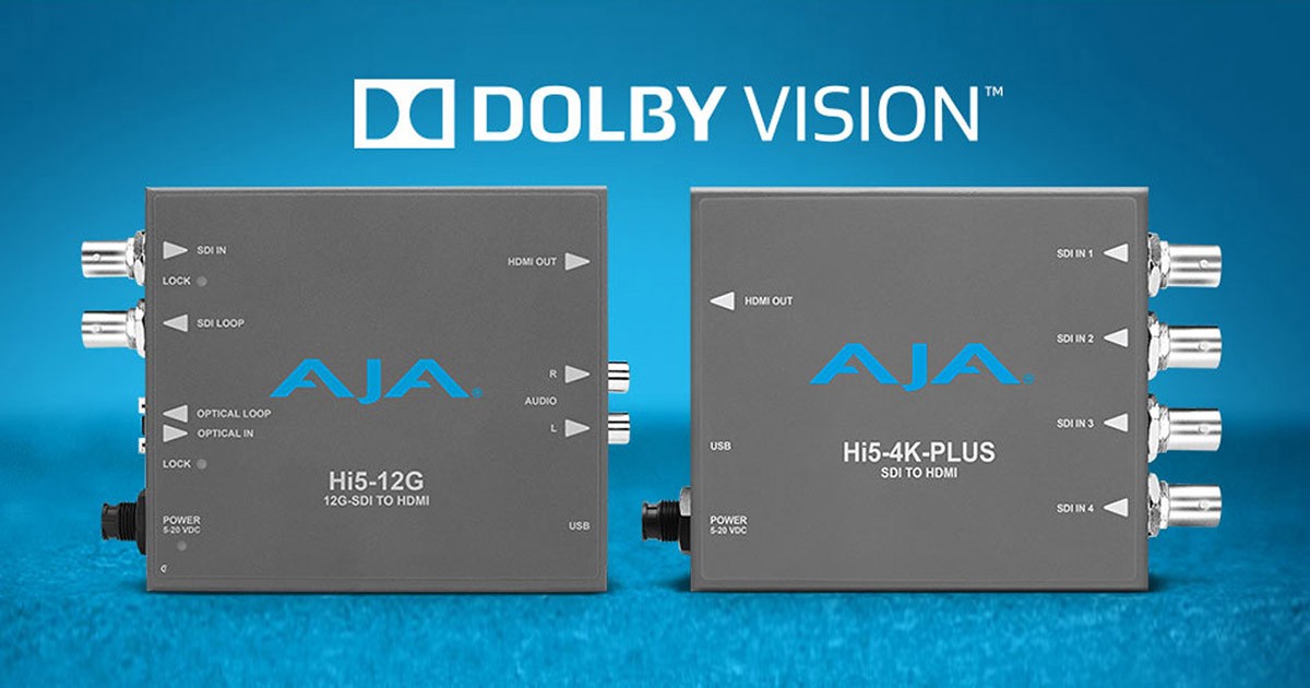 AJA Video Systems社、4KミニコンバーターのDolby Vision対応をIBC