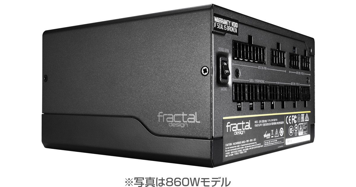 PC電源ユニット Fractal Design Ion+ 2 Platinum 560W 80PLUS Platinum