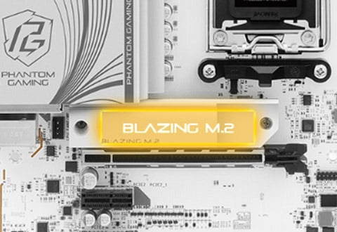 Blazing M.2スロットを装備