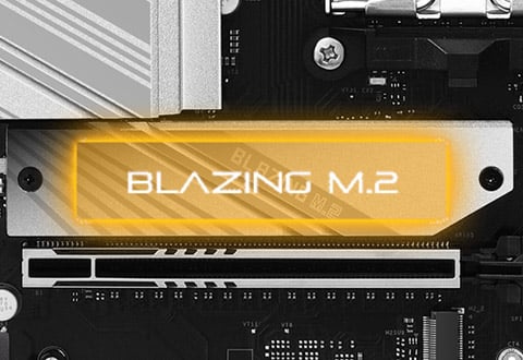 Blazing M.2スロットを装備