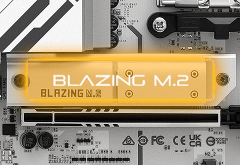 Blazing M.2スロットを装備