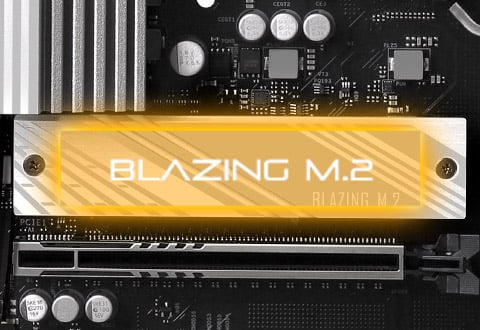 Blazing M.2スロットを装備