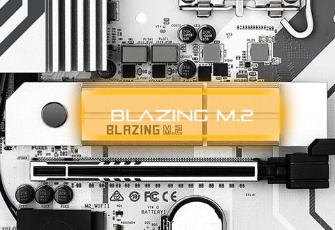 Blazing M.2スロットを装備