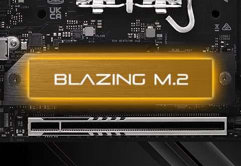 Blazing M.2スロットを装備