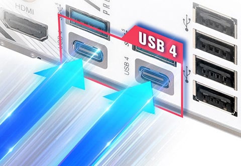 USB4ポートを搭載