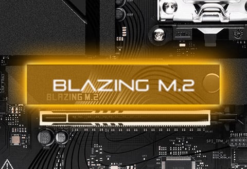 Blazing M.2スロットを装備