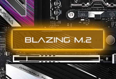 Blazing M.2スロットを装備