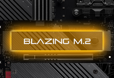 Blazing M.2スロットを装備