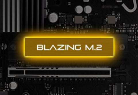 Blazing M.2スロットを装備