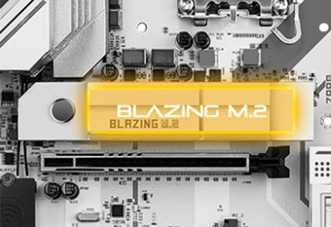 Blazing M.2スロットを装備