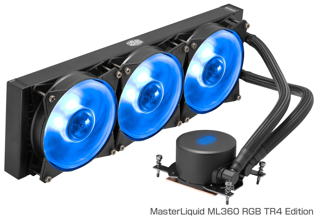 MasterLiquid ML RGB TR4 Edition | Cooler Master 水冷一体型CPU ...