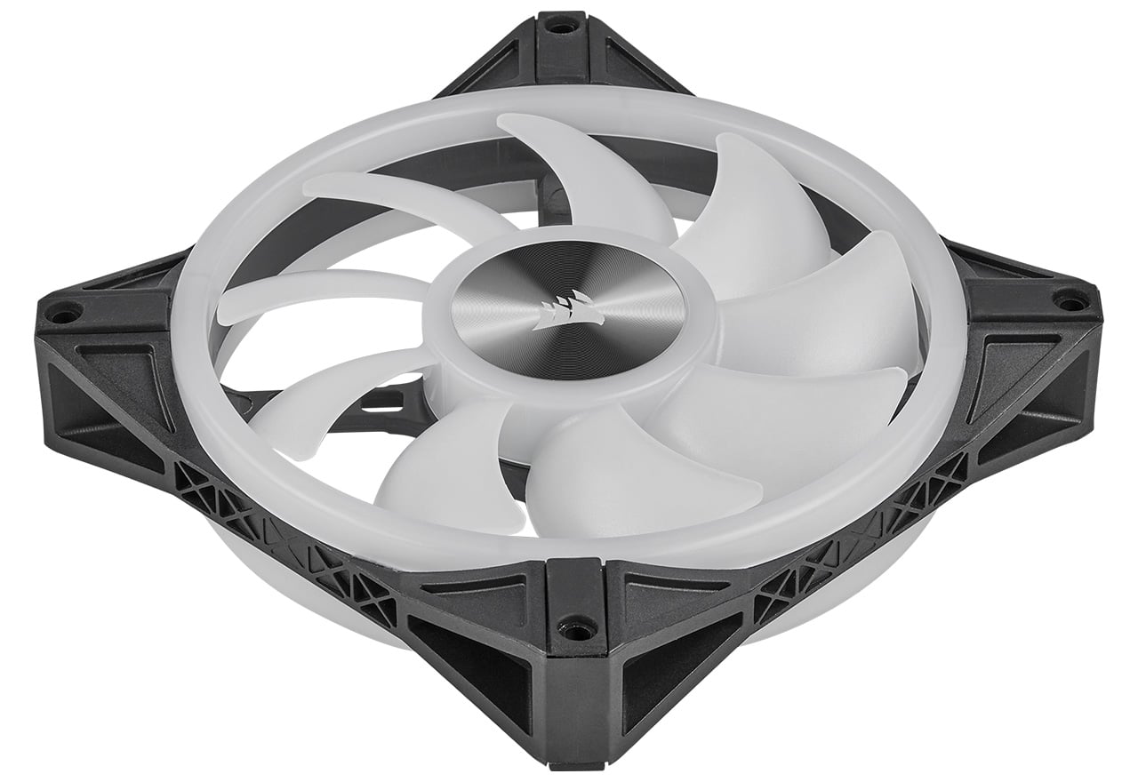 iCUE QL140 RGB Dual Fan Kit White