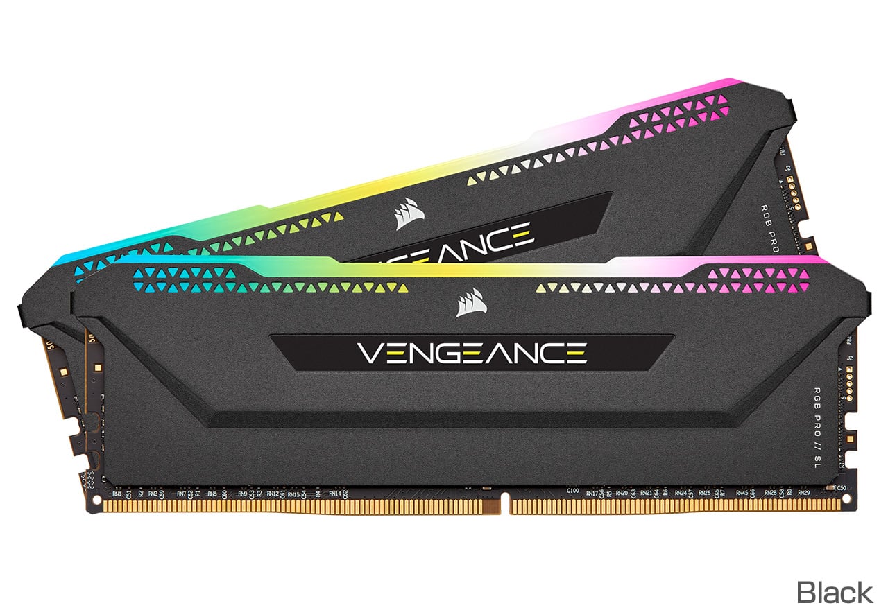 パソコン Corsair Vengeance RGB Pro SL 32GB 4x8GB DDR4 3600 PC4-28800 C18 