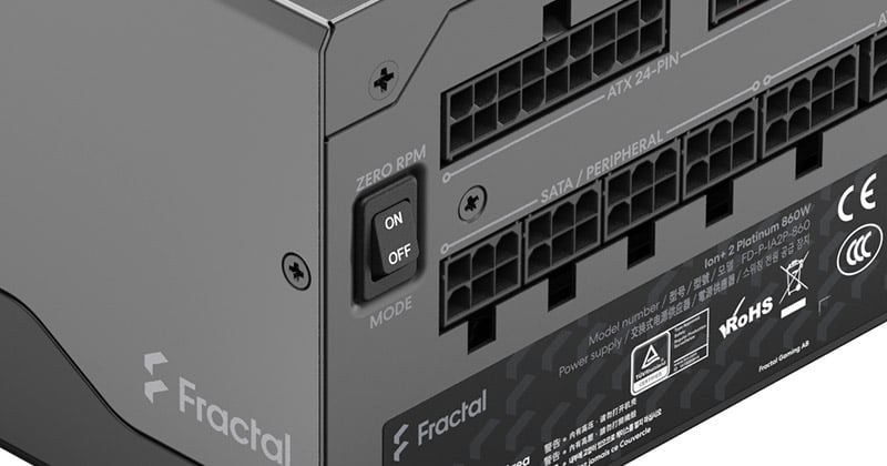 Fractal Design Ion+ Platinum 860W PC電源ユニット 80PLUS Platinum FD-P-IA2P 