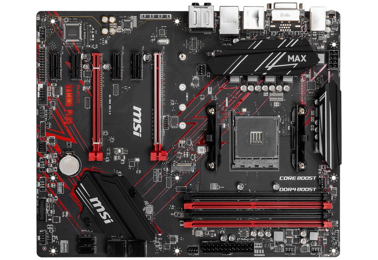 B450 GAMING PLUS MAX | MSI マザーボード AMD B450チップセット ...