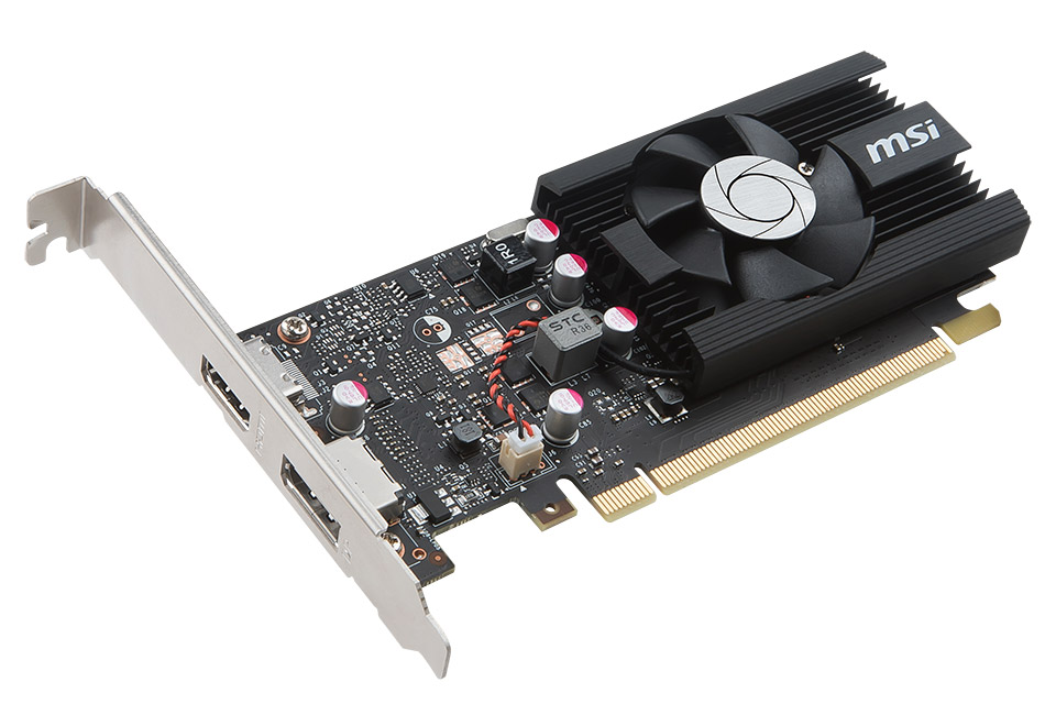 MSI GeForce GT 1030 2GD4 LP OC グラフィックボードDDR42GB出力端子