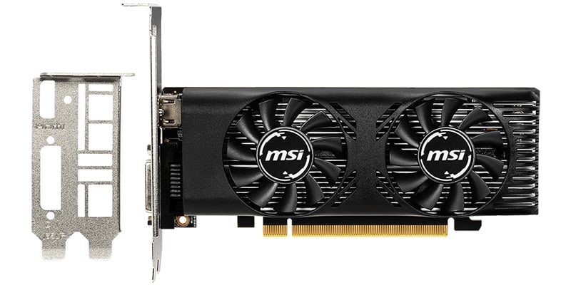 MSI GeForce GTX 1650 4GT LP ロープロファイル対応