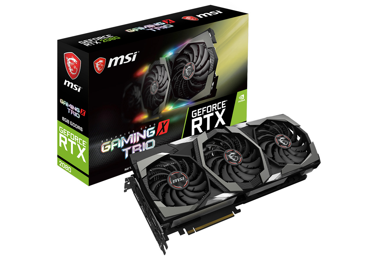 GeForce RTX 2080 GAMING X TRIO | MSI グラフィックボード GeForce 