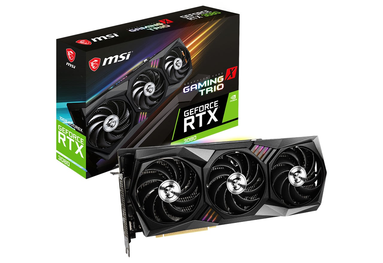 GeForce RTX 3080 GAMING X TRIO 10G 2台　新品