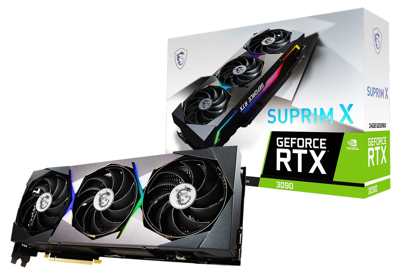 GeForce RTX 3090 SUPRIM X 24G | MSI グラフィックボード GeForce RTX ...