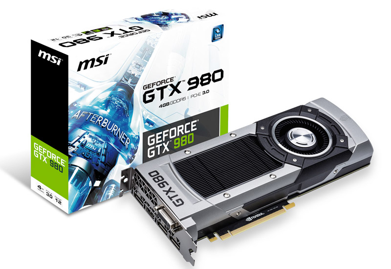 NVIDIA MSI GeForce GTX 980 GAMING 4G　動作品