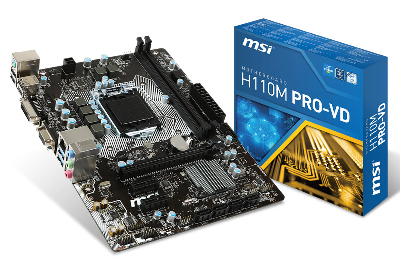 H110M PRO-VD | MSI マザーボード Intel H110チップセット