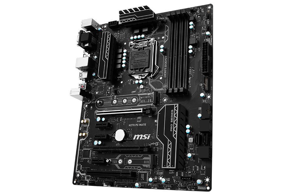 H270 PC MATE | MSI マザーボード Intel H270チップセット | 株式会社 ...