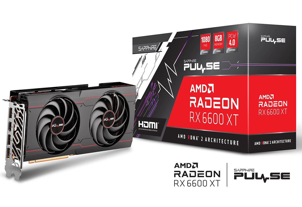 PULSE AMD Radeon™ RX 6600 XT　2個