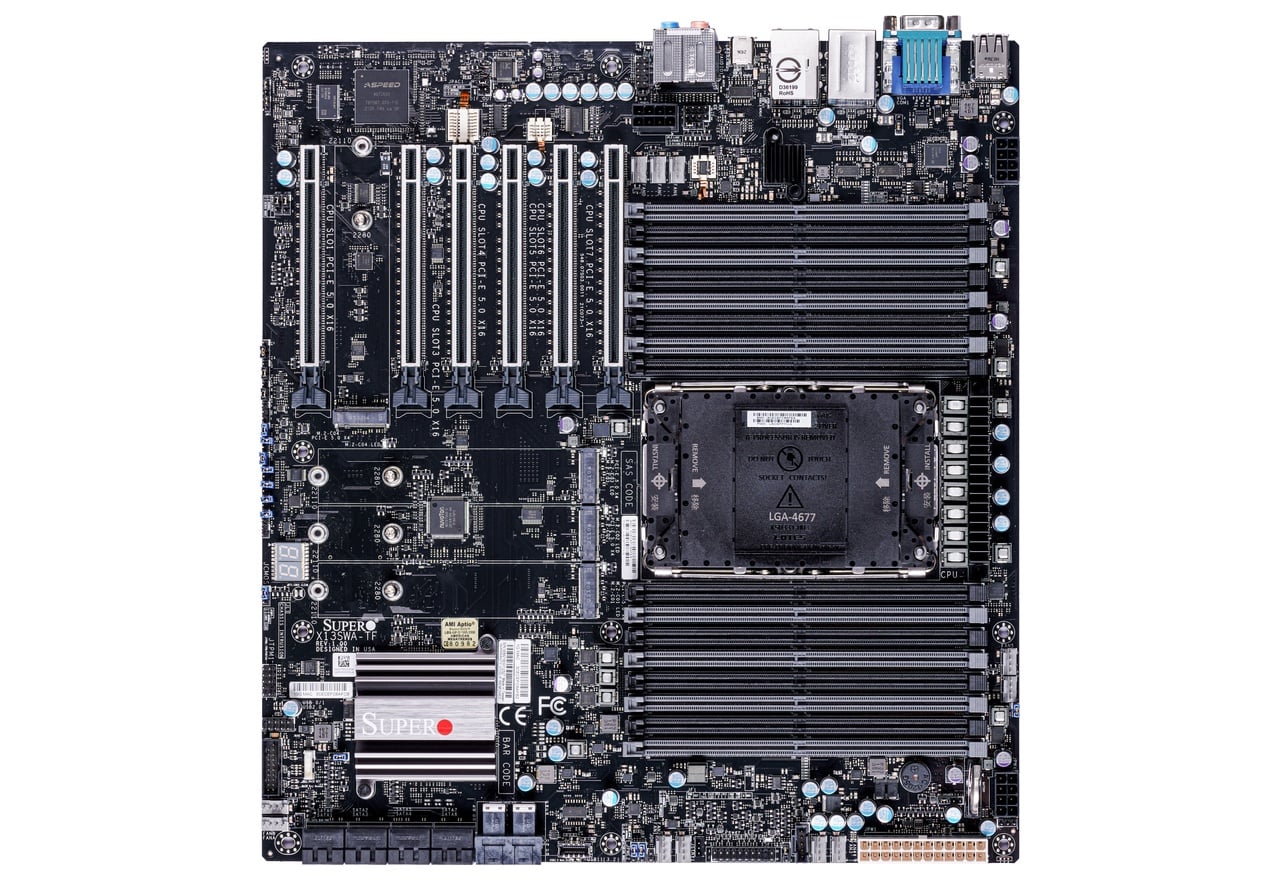 X13SWA-TF | SuperO マザーボード Intel W790チップセット | 株式会社 