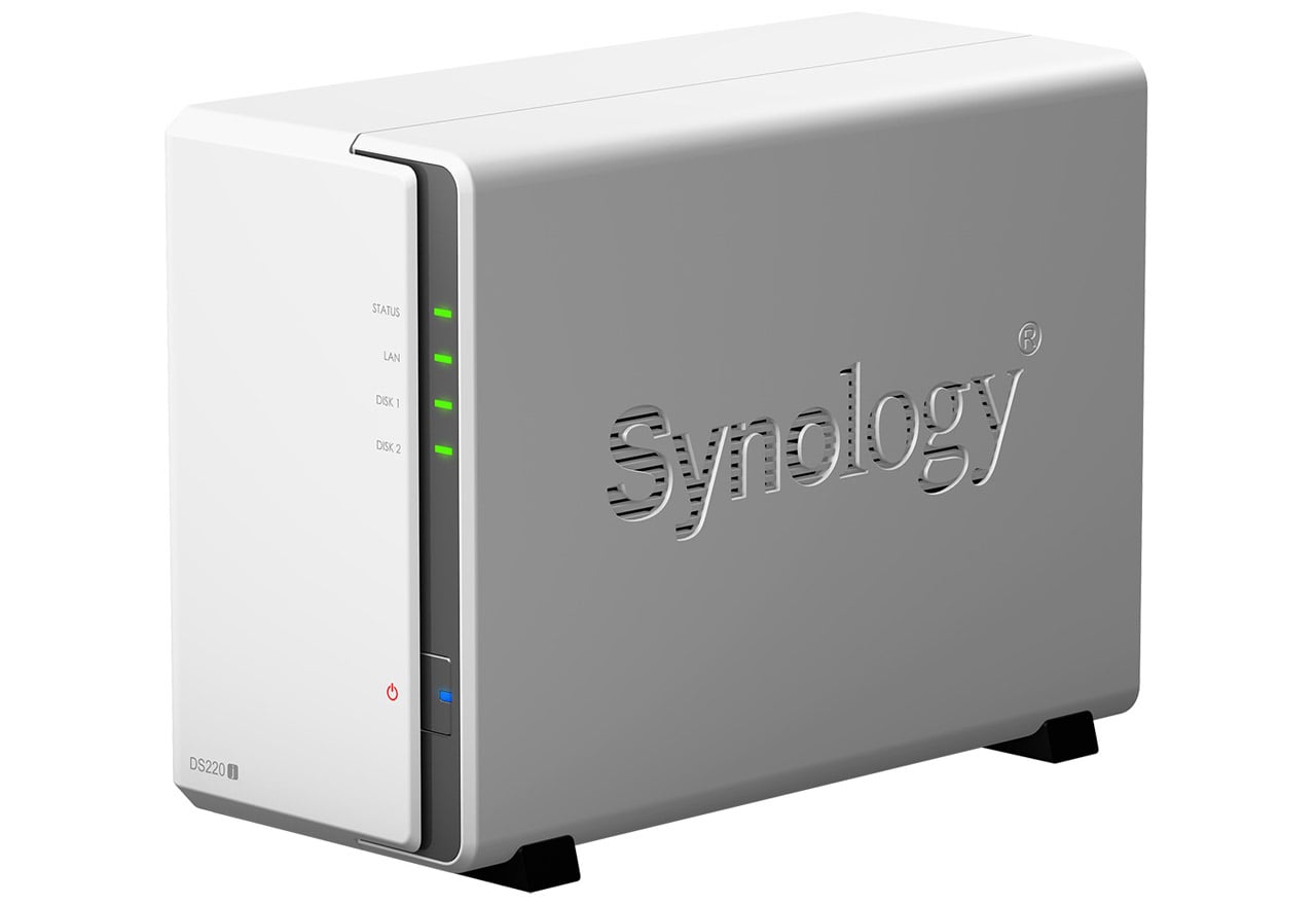 500GBのHDD2個付きNAS Synology DiskStation DS220j（HDD×2付）