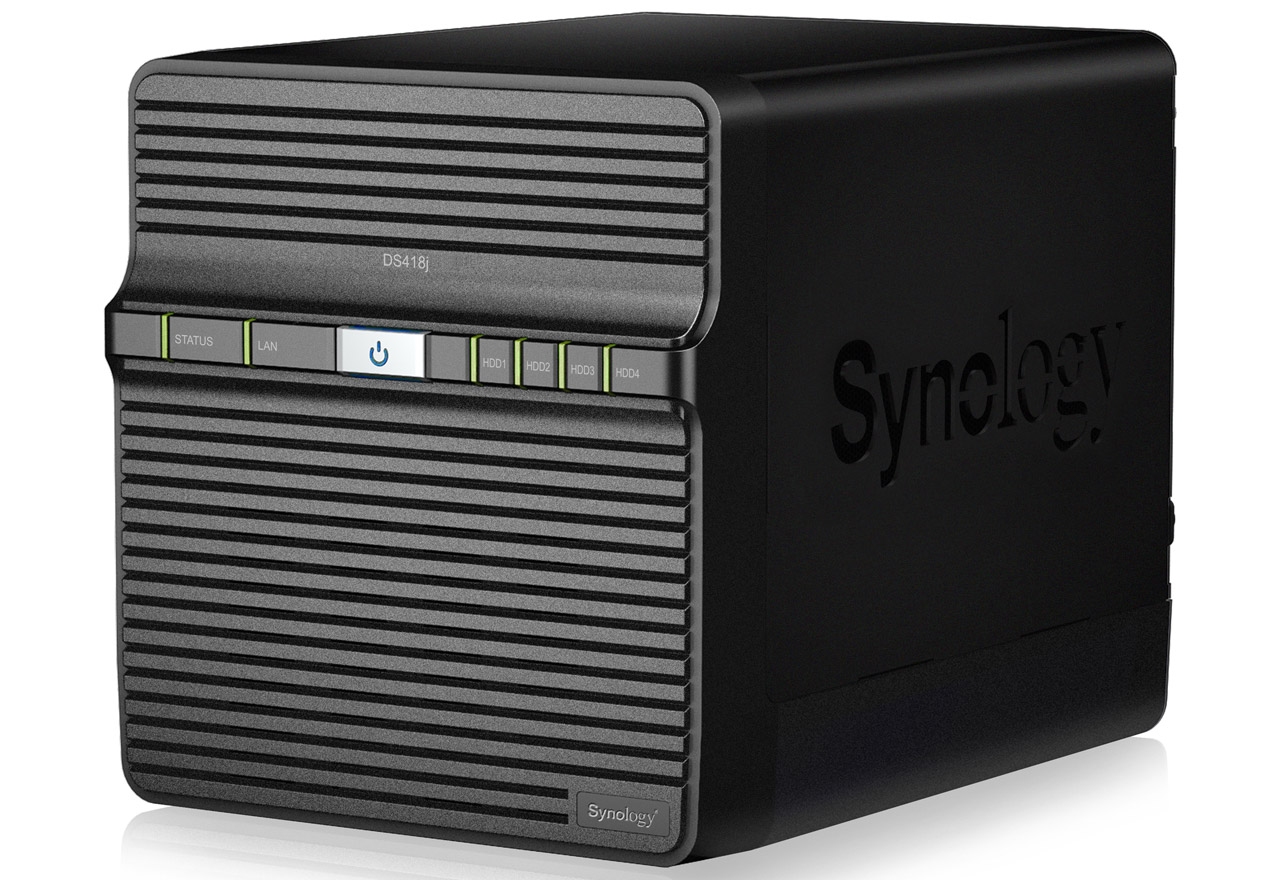 Synology Diskstation DS418j 4ベイ NAS 1TB