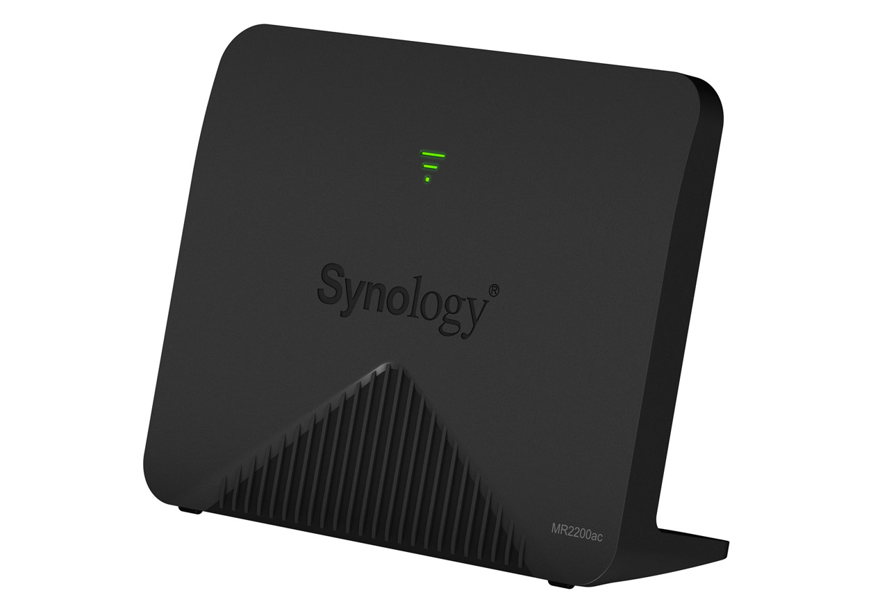 直送品 SYNOLOGY 無線LANルーター(Wi-Fiルーター) ac/n/a/g/b 目安：〜3LDK/2階建 MR2200AC  ルーター、ネットワーク機器
