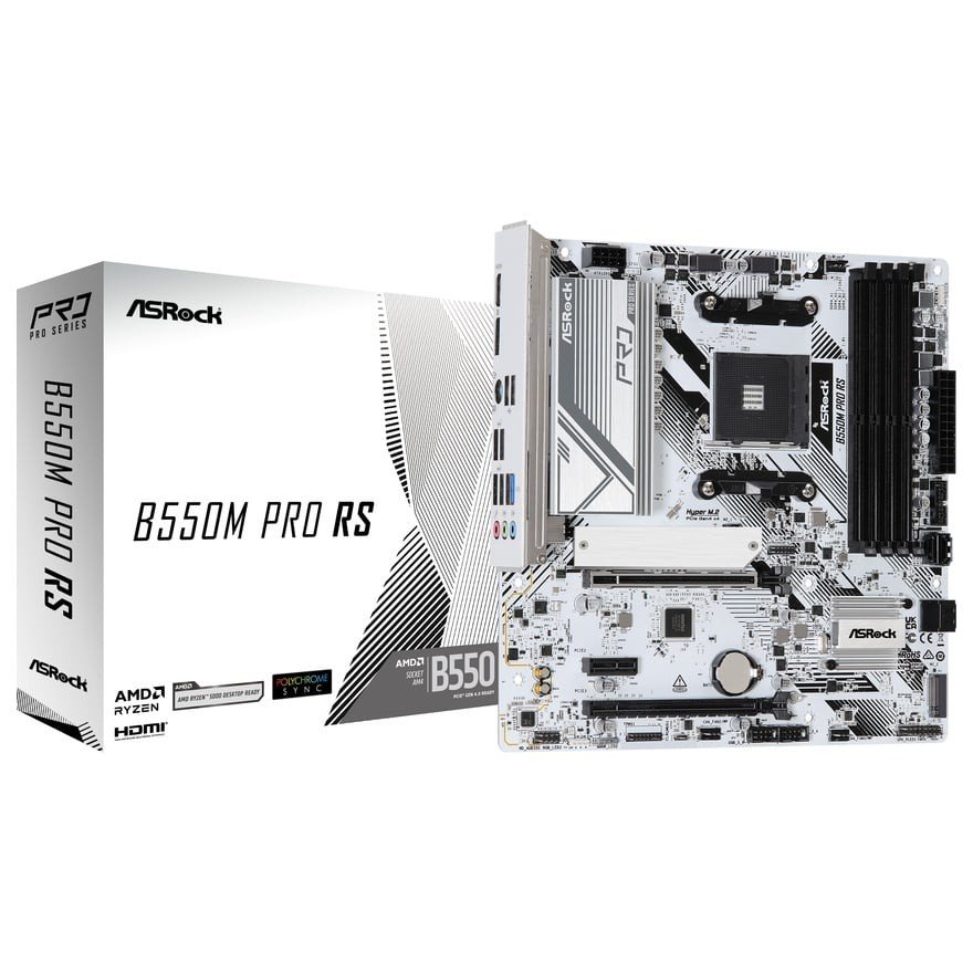 B550M Pro RS | ASRock マザーボード AMD B550チップセット | 株式会社アスク