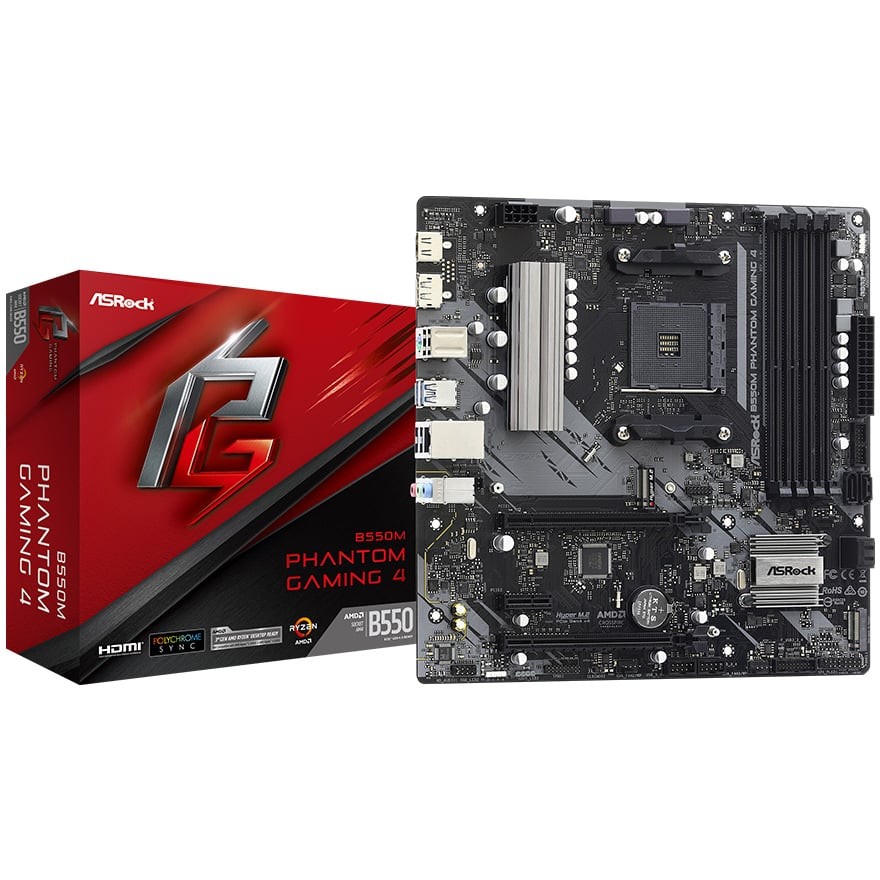 B550M Phantom Gaming 4 | ASRock マザーボード AMD B550チップセット 