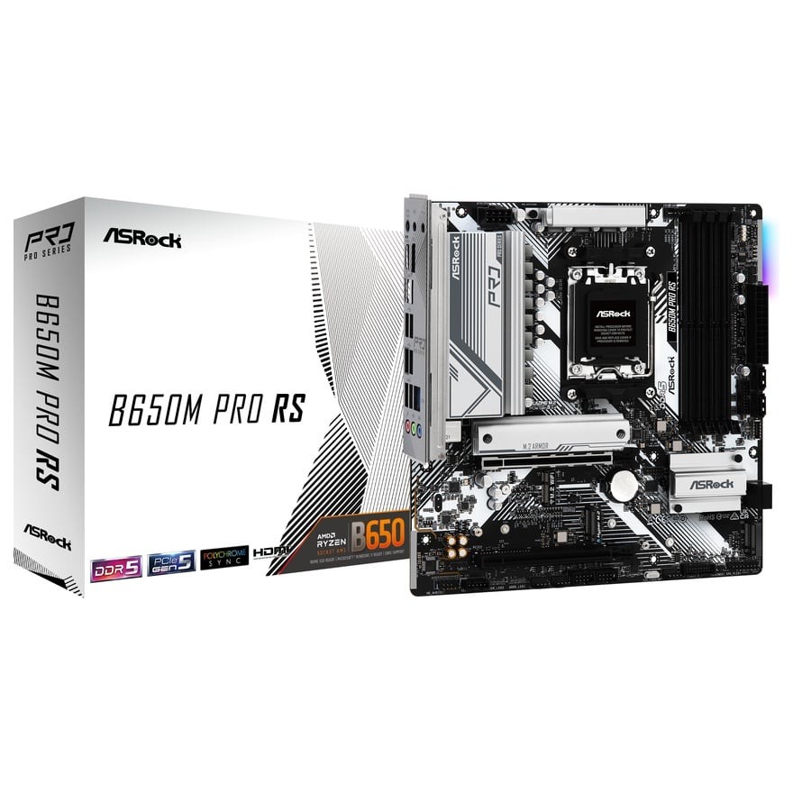 B650M Pro RS | ASRock マザーボード AMD B650チップセット