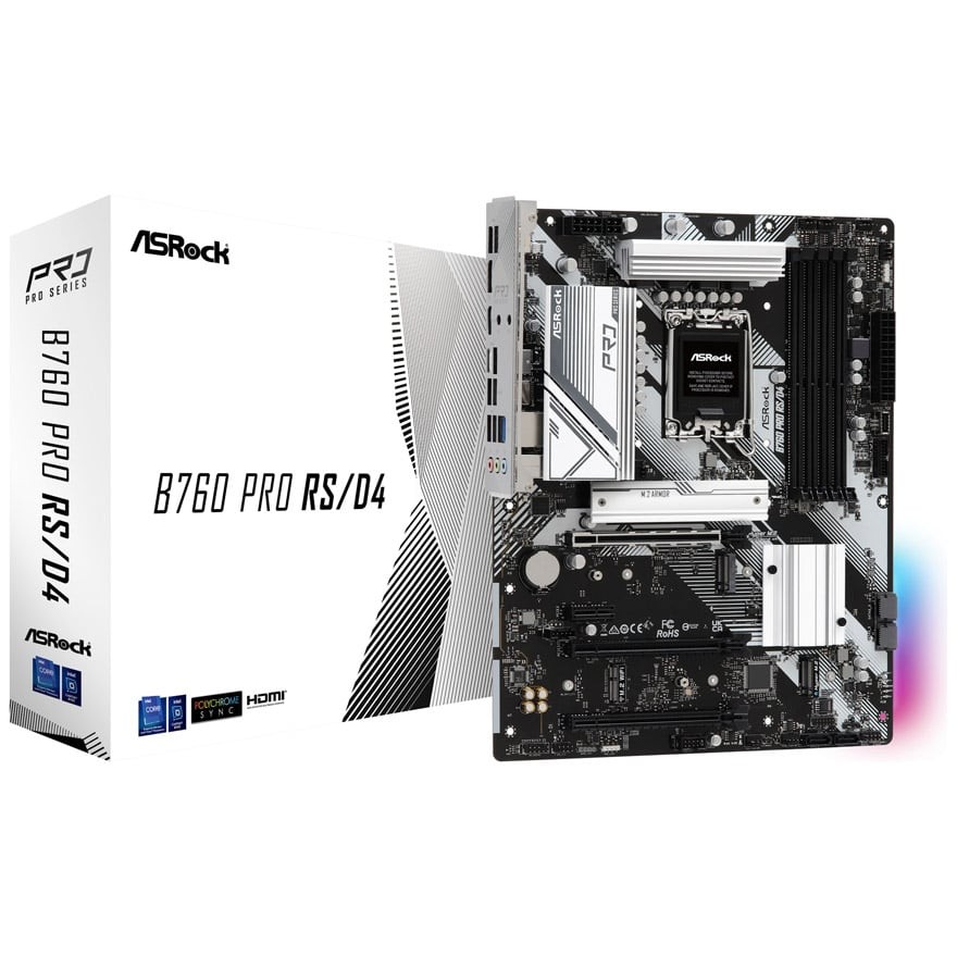 B760 Pro RS/D4 | ASRock マザーボード Intel B760チップセット | 株式