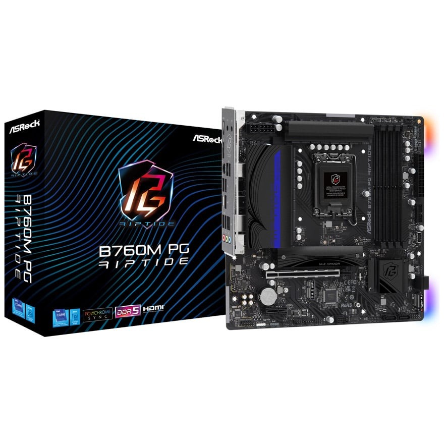 B760M PG Riptide | ASRock マザーボード Intel B760チップセット