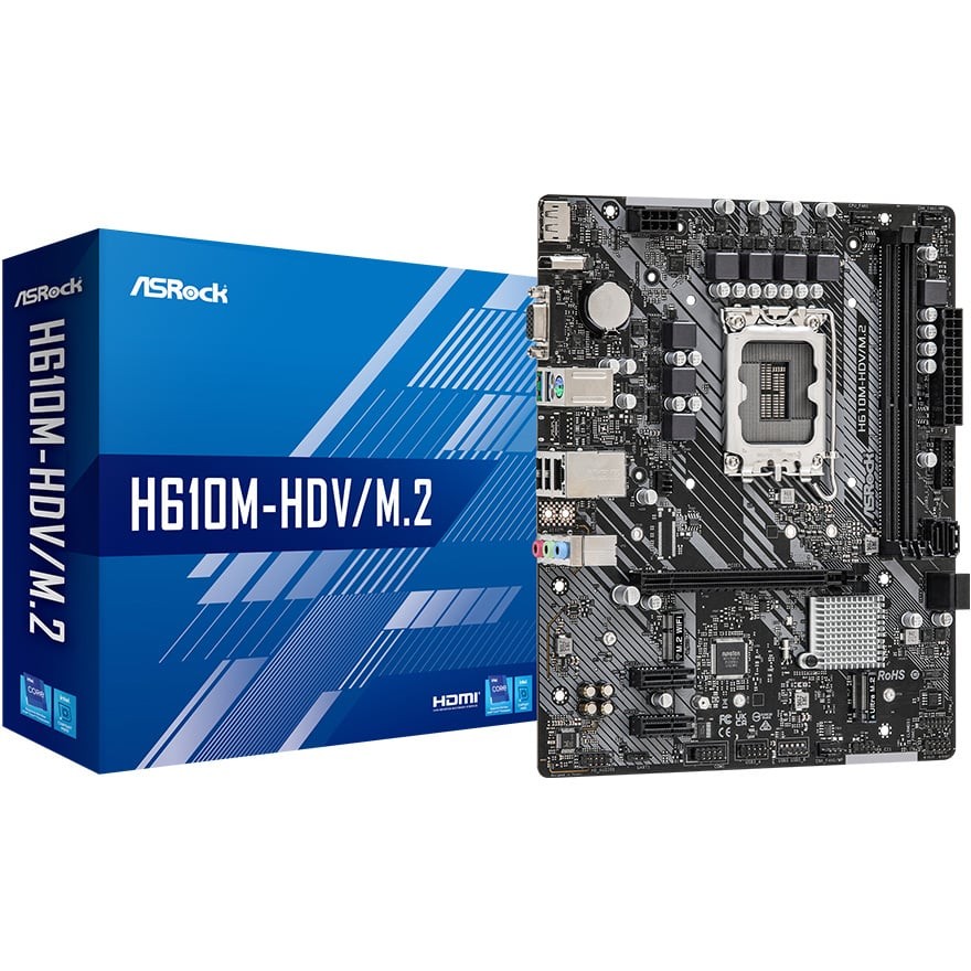 H610M-HDV/M.2 | ASRock マザーボード Intel H610チップセット