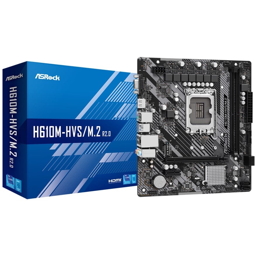 H610M-HVS/M.2 R2.0 | ASRock マザーボード Intel H610チップセット