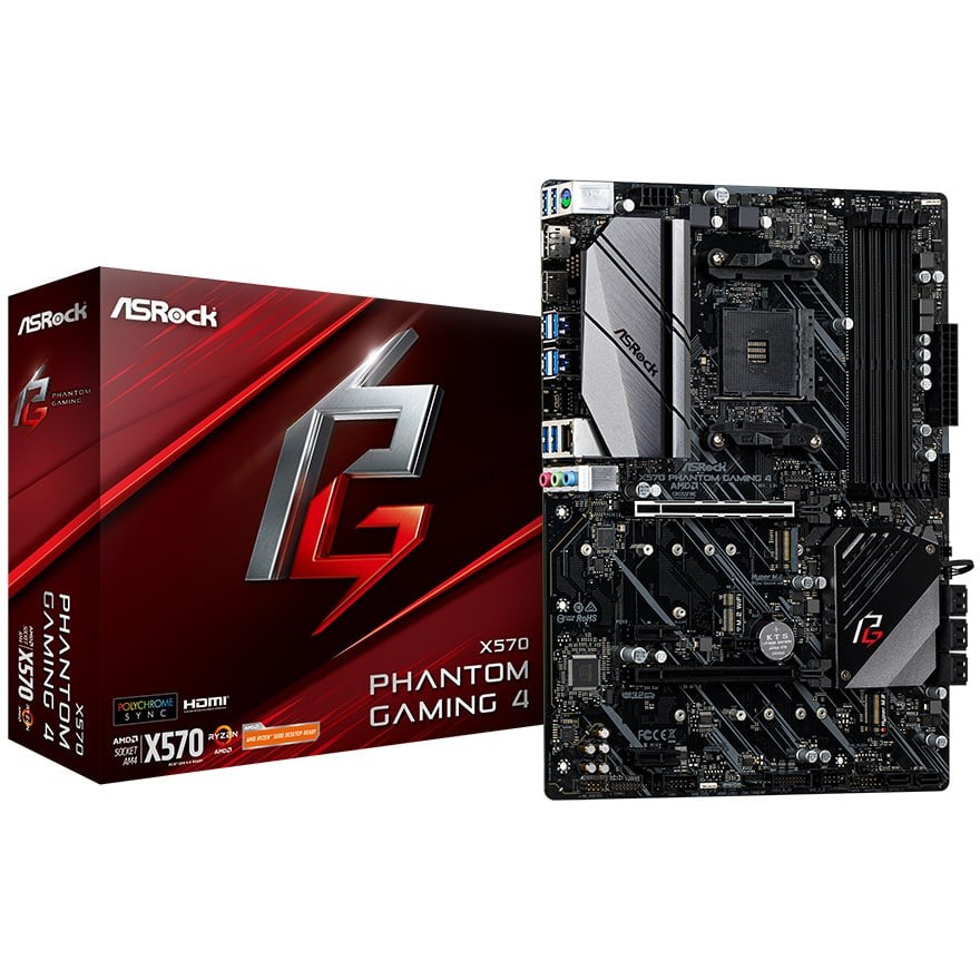 X570 Phantom Gaming 4 | ASRock マザーボード AMD X570チップセット | 株式会社アスク