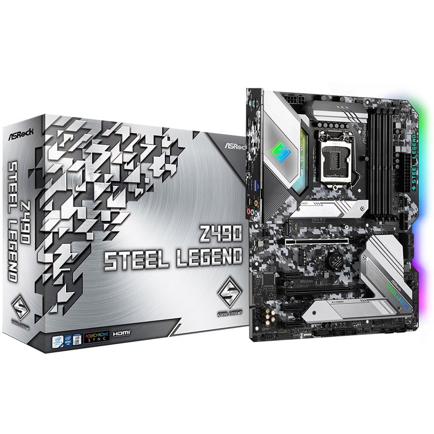 Z490 Steel Legend | ASRock マザーボード Intel Z490チップセット ...