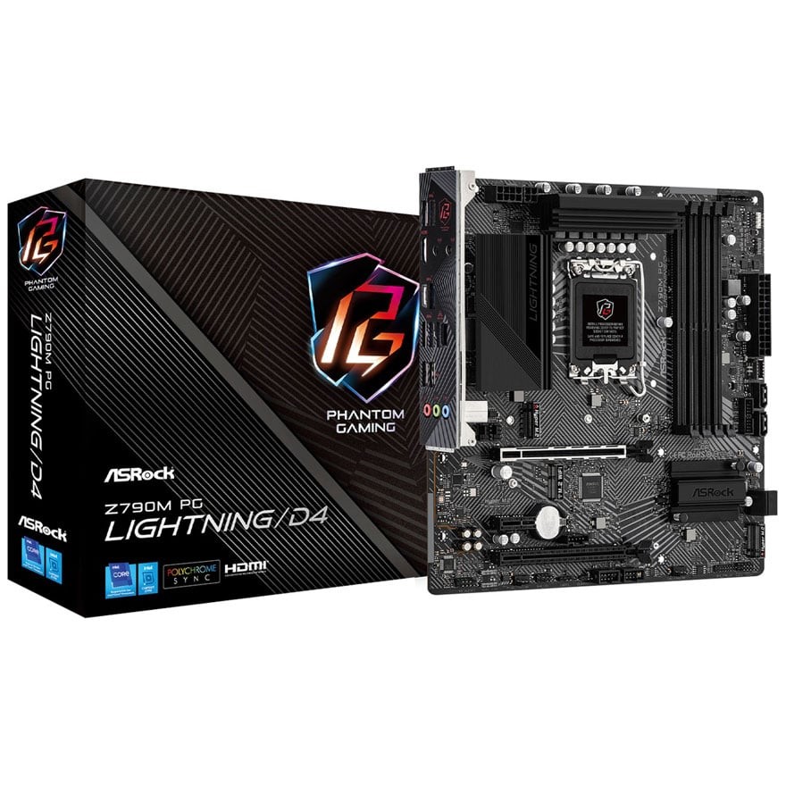 Z790M PG Lightning/D4 | ASRock マザーボード Intel Z790チップセット | 株式会社アスク