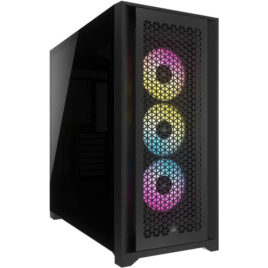 iCUE 5000D RGB Airflowシリーズ | CORSAIR ミドルタワー型PCケース
