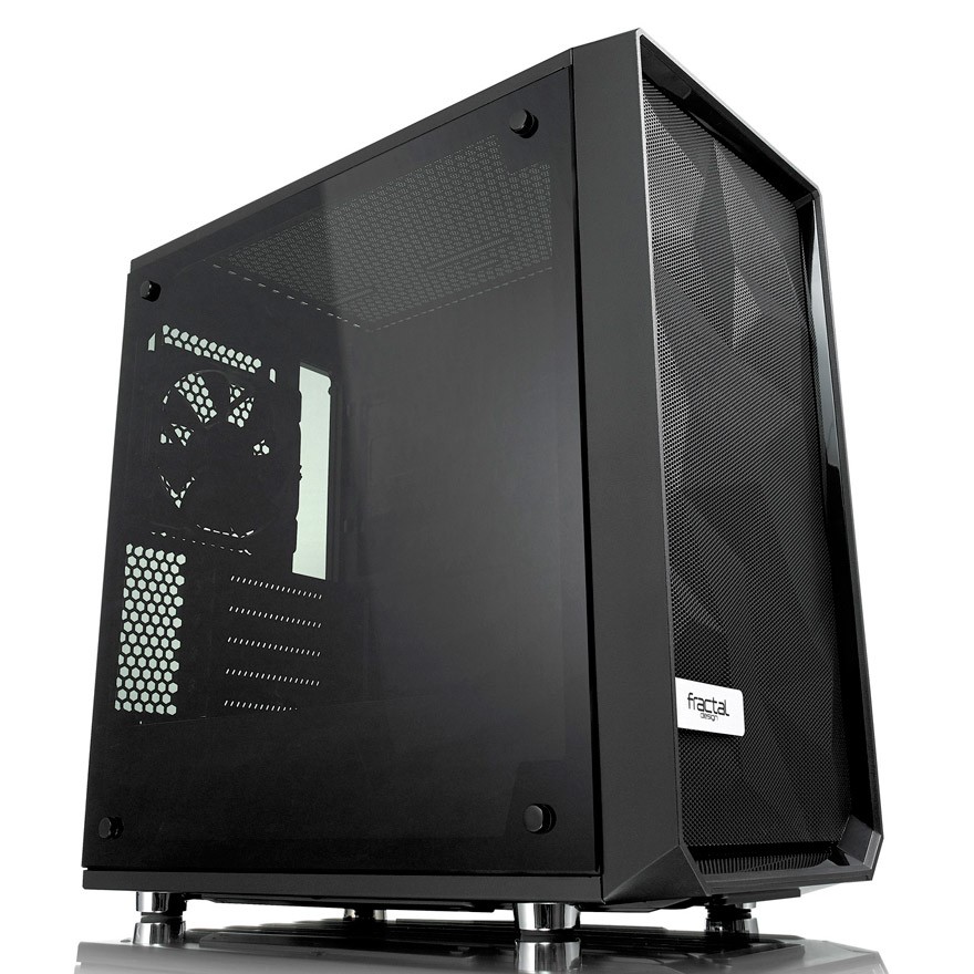 Meshify C Mini Dark TG | Fractal Design ミニタワー型PCケース