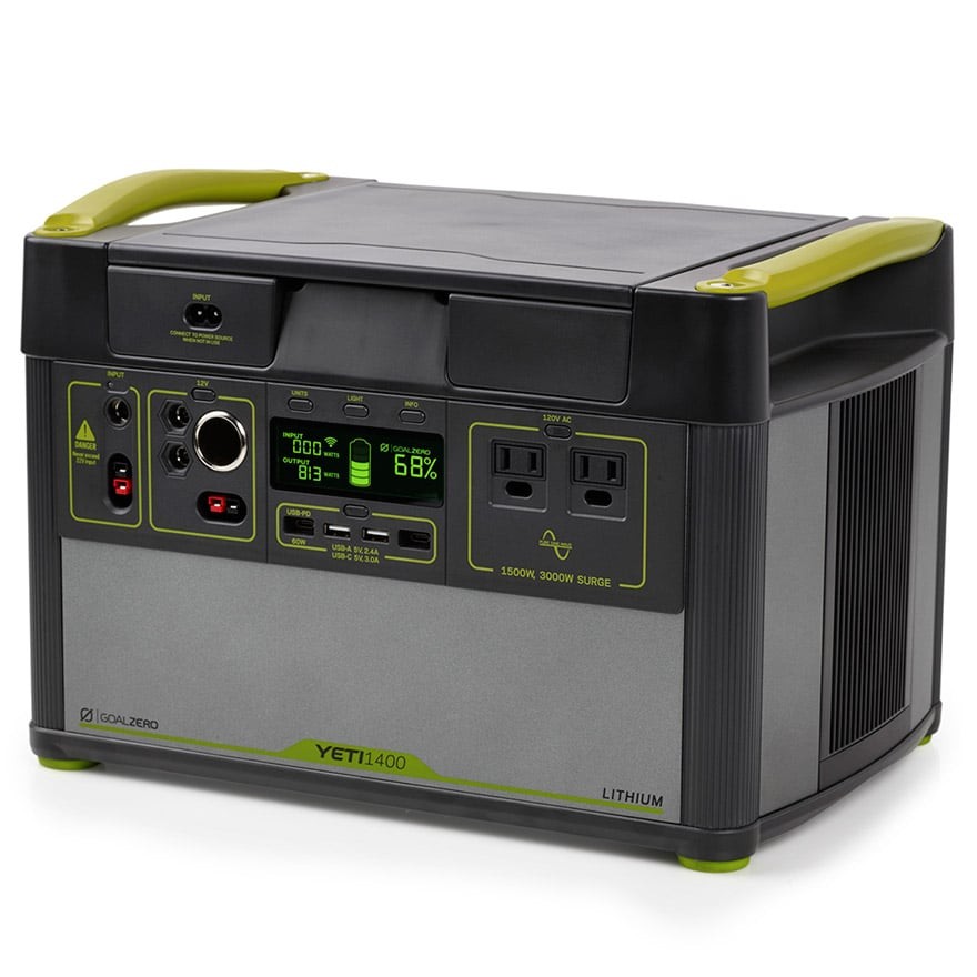 Yeti Lithium 1400 WiFi (120V) Power Station | Goal Zero ポータブル