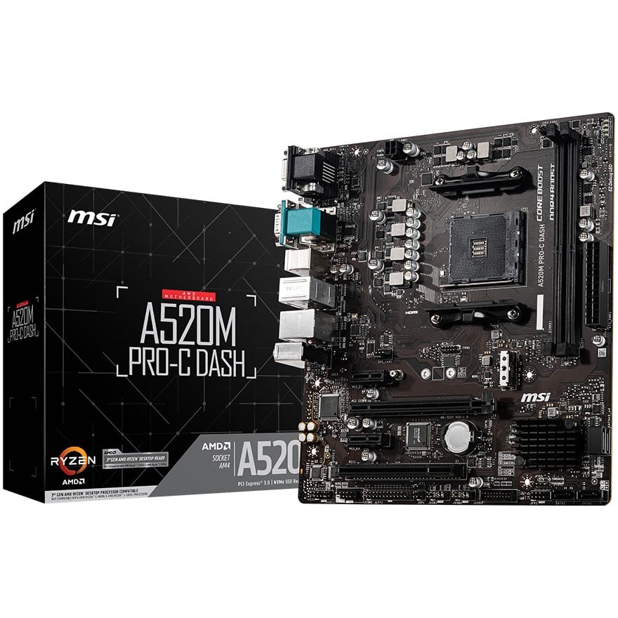 A520M PRO-C DASH | MSI マザーボード AMD A520チップセット 